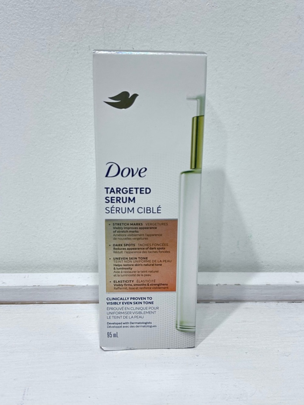 Dove Targeted Stretch Mark Serum: Reduces Dark Spots, Firms & Strengthens‎ 95 ml
